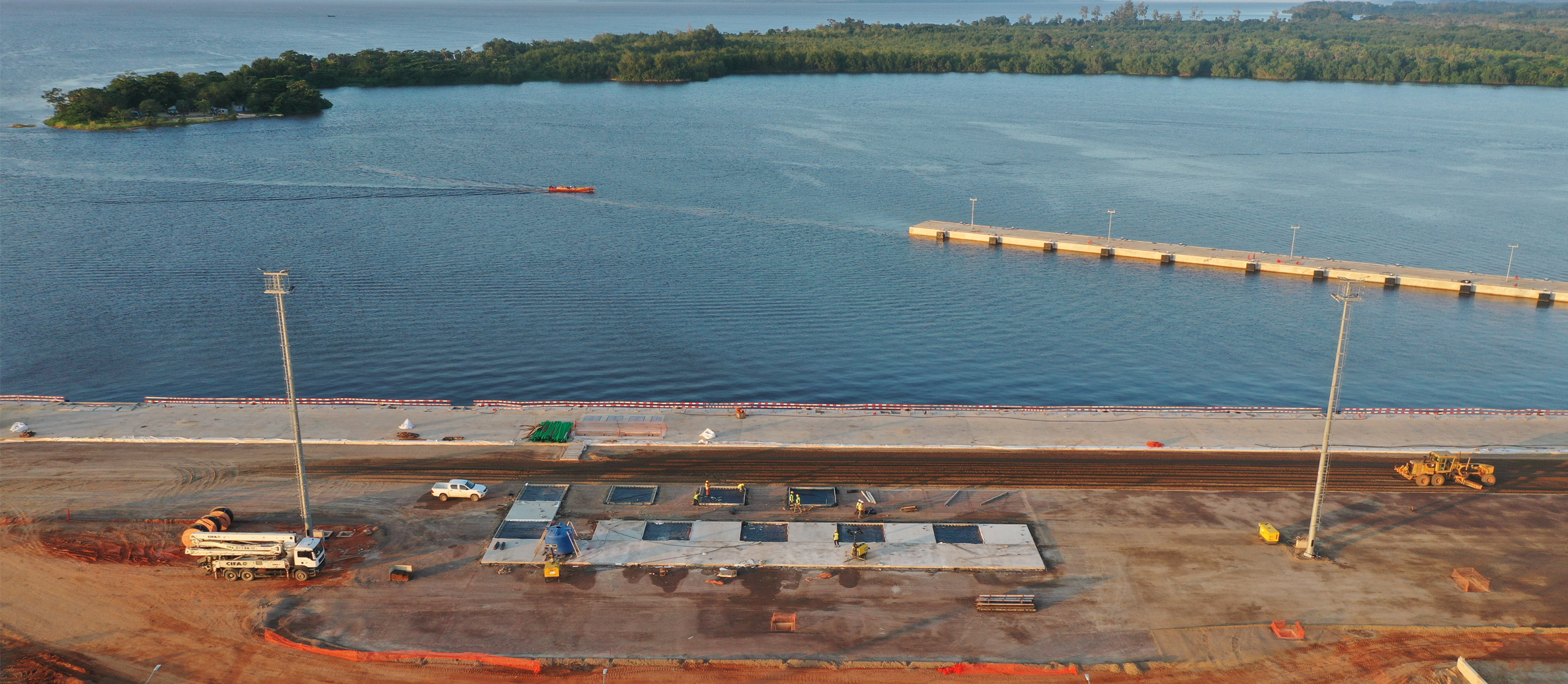 President of the Republic of Angola João Manuel Gonçalves Lourenço inaugurates Soyo Marine Base 