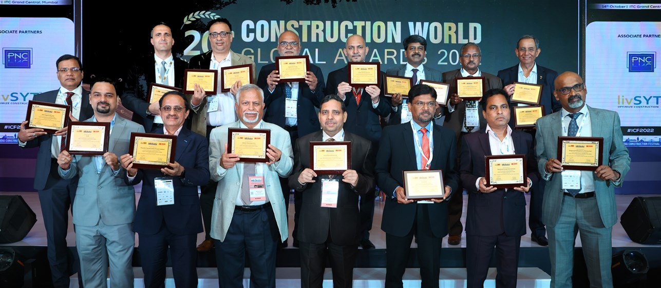 ENR and Construction World Honour Dar at the 8th Indian Construction Festival 