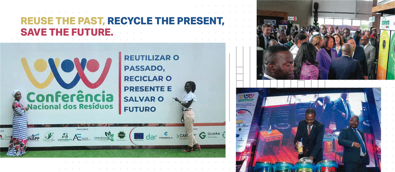 Reuse the Past, Recycle the Present, Save the Future: Dar Angola Sponsors National Conference on Waste 2023