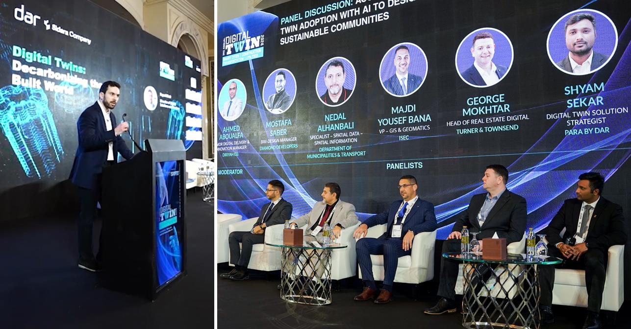 Dar sponsors the third annual Digital Twin Summit in Dubai, showcasing Para technology
