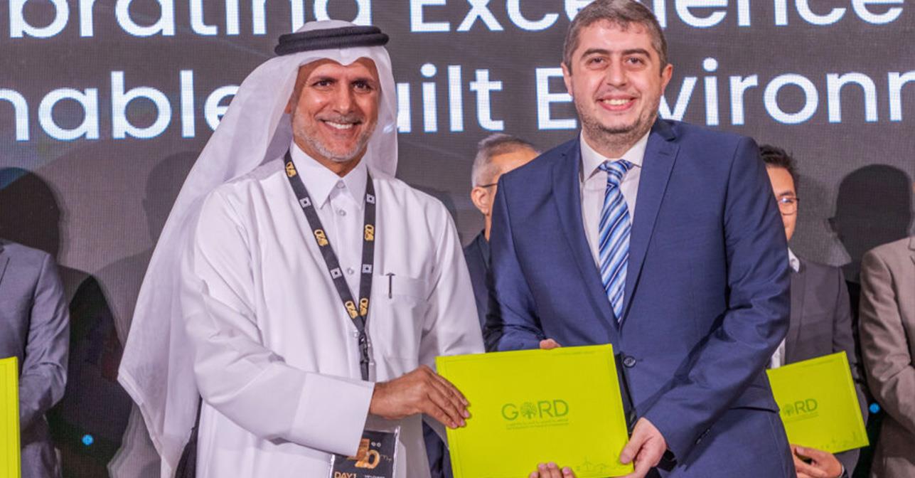 Dar Receives a Recognition Certificate from GORD at Project Qatar 2024