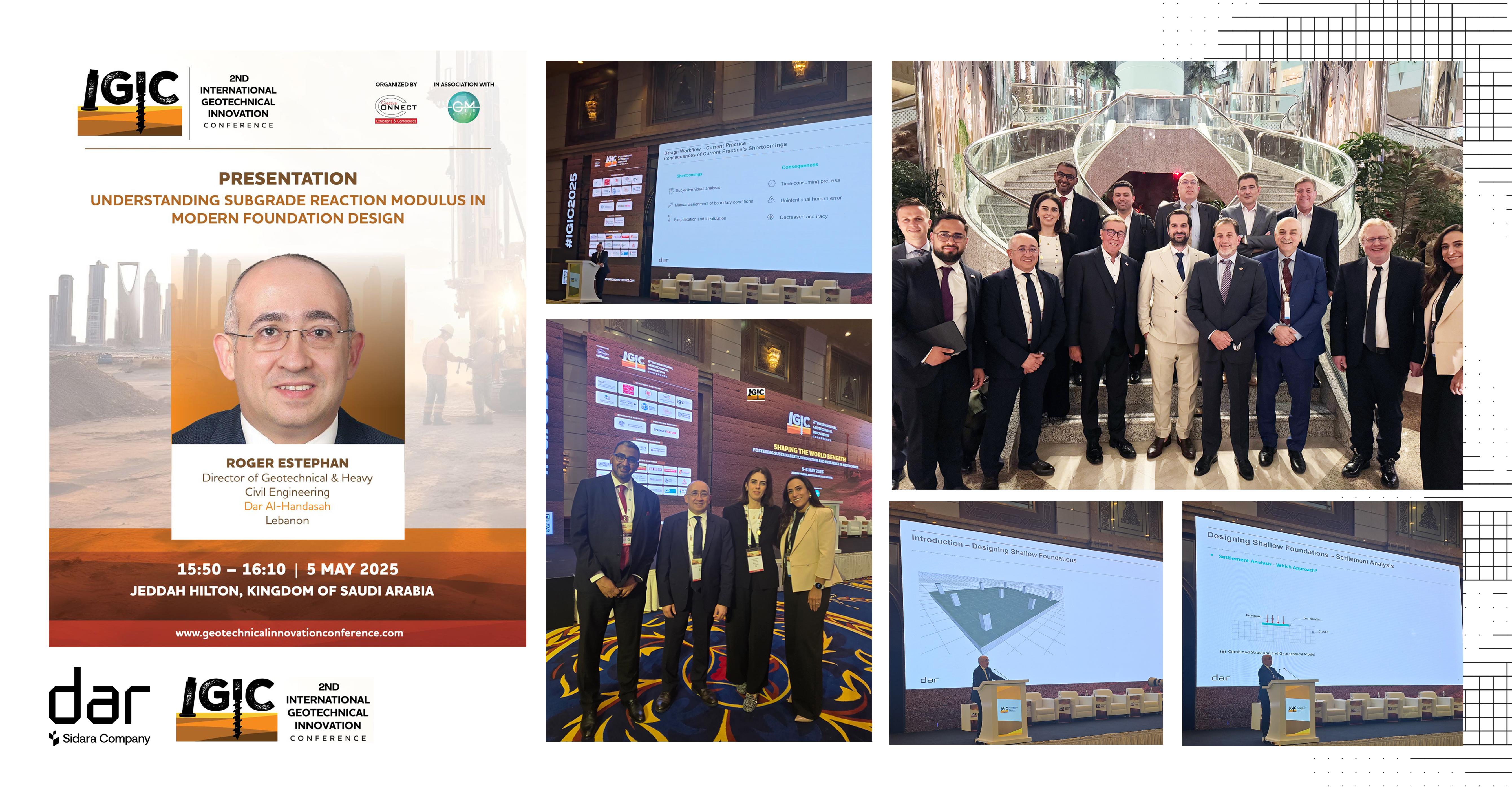 Dar headlines at Jeddah’s International Geotechnical Innovation Conference 