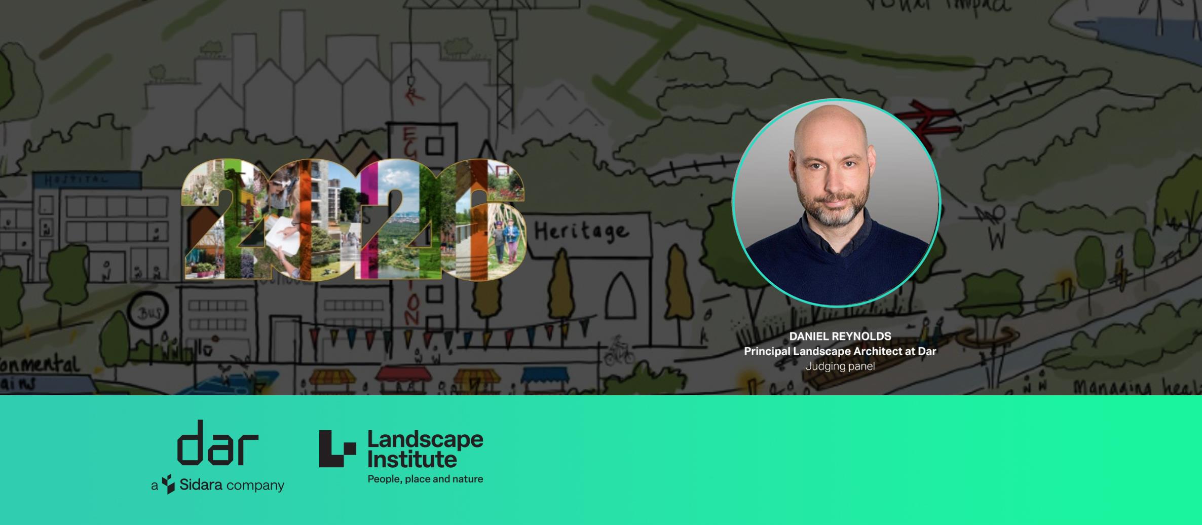 Daniel Reynolds joins judging panel for the Landscape Institute Awards 2026