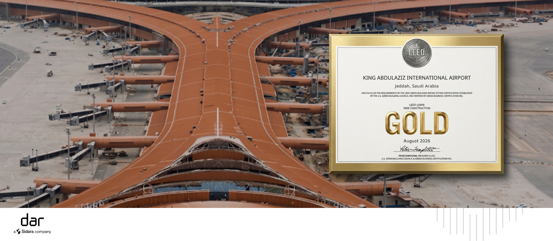 King Abdulaziz International Airport achieves LEED Gold, surpassing its original target
