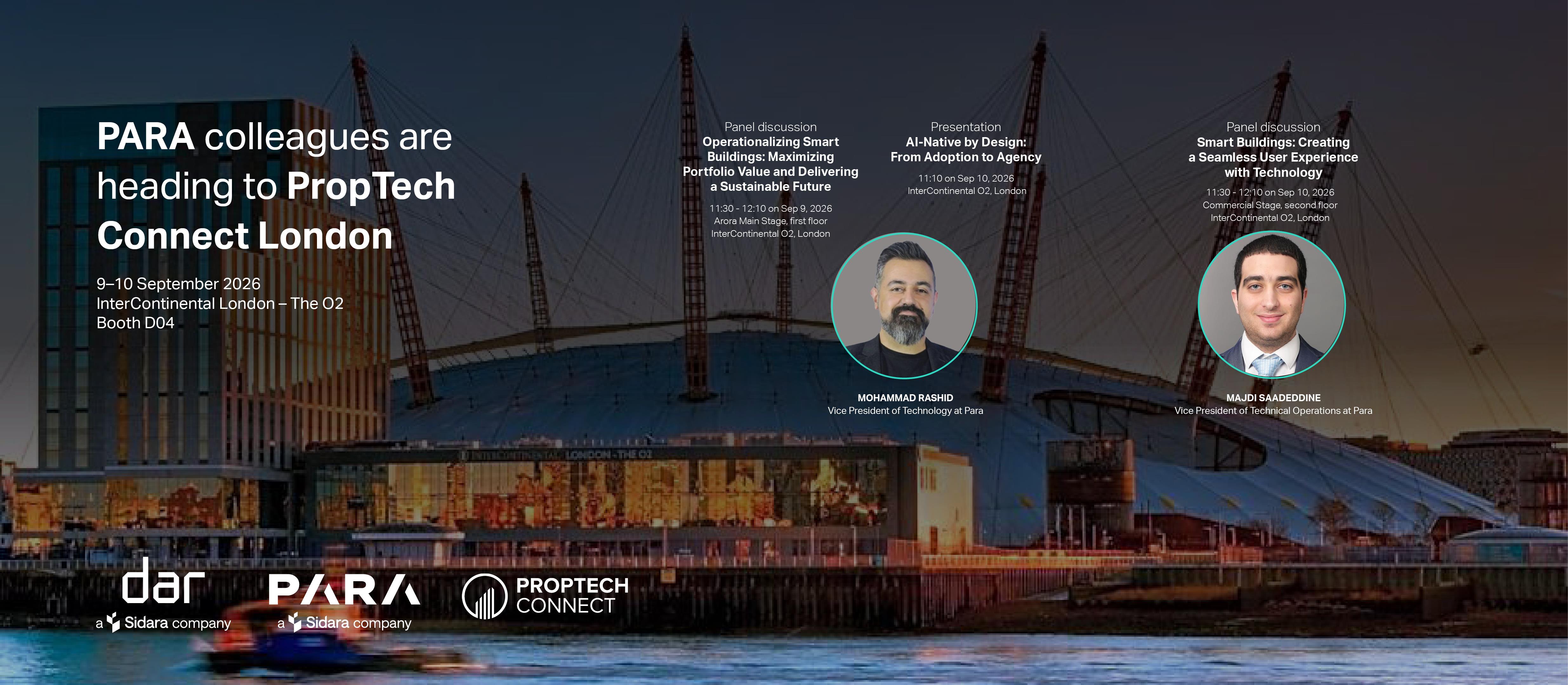 PARA brings smarter buildings into focus at PropTech Connect London