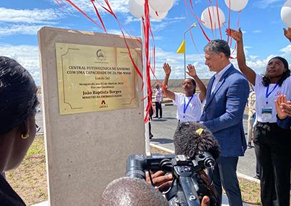 Inaugurating Angola’s Saurimo Photovoltaic Plant 