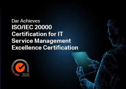 Dar Achieves ISO/IEC 20000 Certification for IT Service Management Excellence