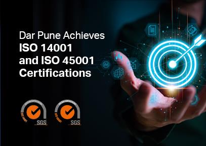 Dar Pune Achieves ISO 14001 and ISO 45001 Certifications