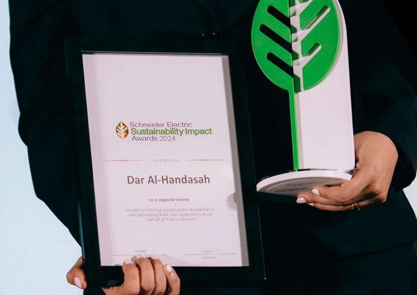 Dar wins Schneider Electric 2024 Sustainability Impact Award
