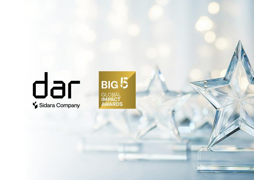 Dar shortlisted in three categories at the Big 5 Global Impact Awards 2025