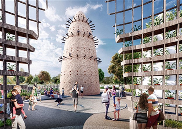 Desert Nest Qatar Pavilion for Expo Floriade 2022