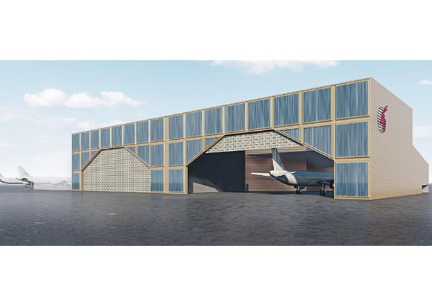 Hamad International Airport – Qatar Airways Technical Paint Hangar